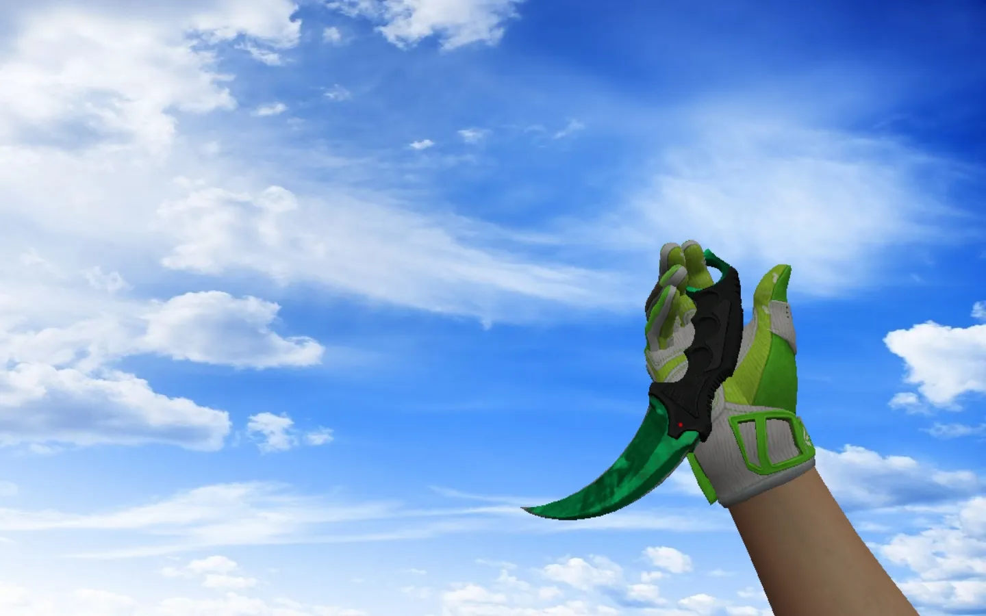 Скриншот Пак «Спортивные перчатки | Живая изгородь» для CS 1.6: оружейные скины, v_/p_/w_ модели, осмотр и звуки