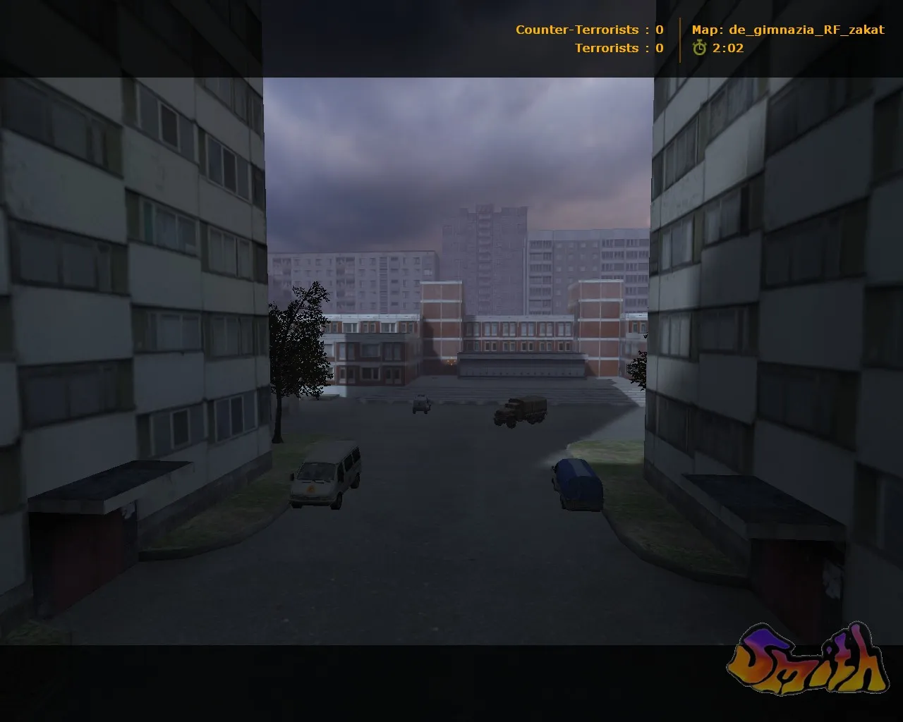 Скриншот  de_gimnazia_rf — карта для CS 1.6: точки, раунды, баланс сторон и оптимизация под FPS