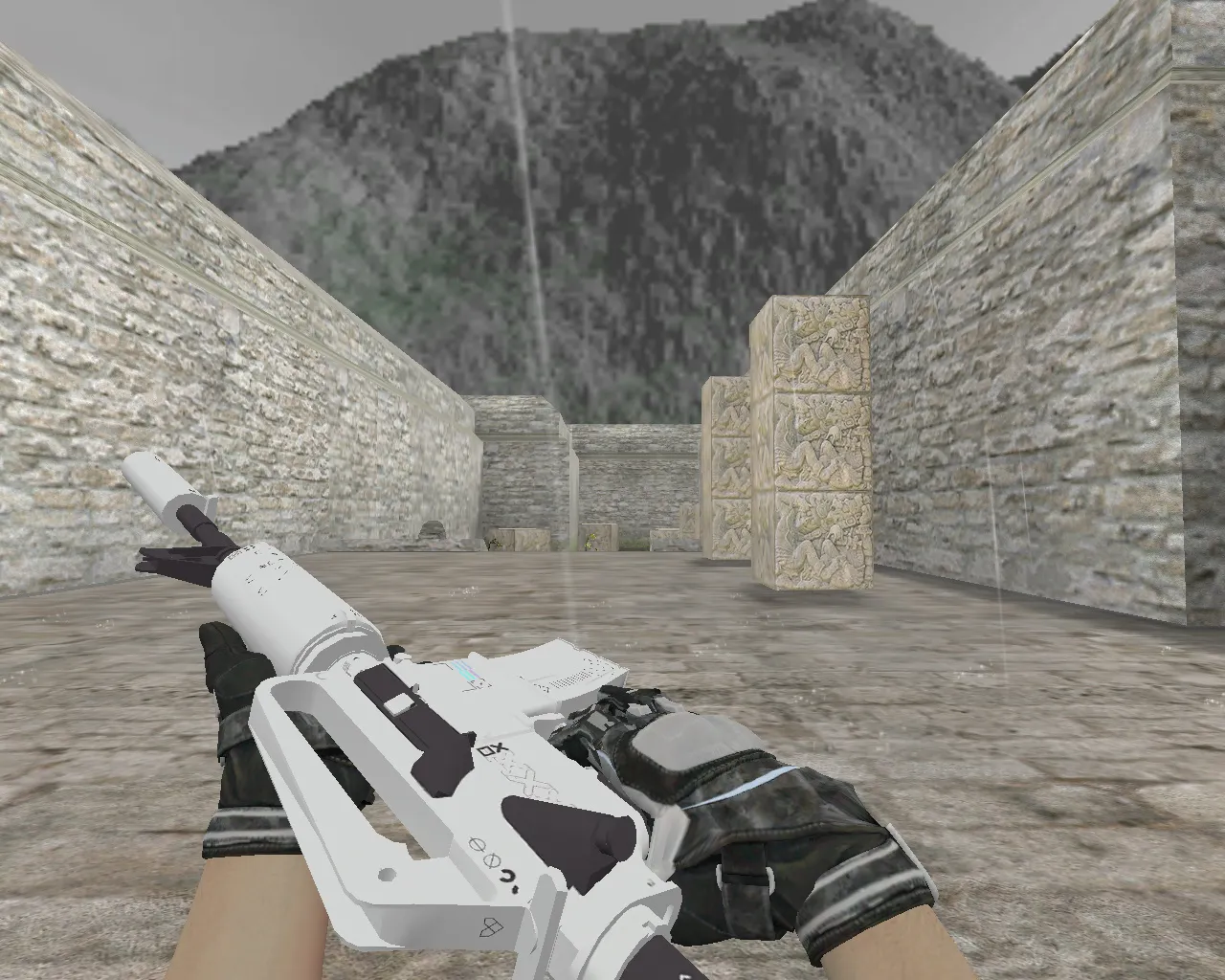 Скриншот М4А1 «Поток информации» Printstream для CS 1.6: v_m4a1/p_m4a1/w_m4a1, звук, анимация осмотра и текстуры