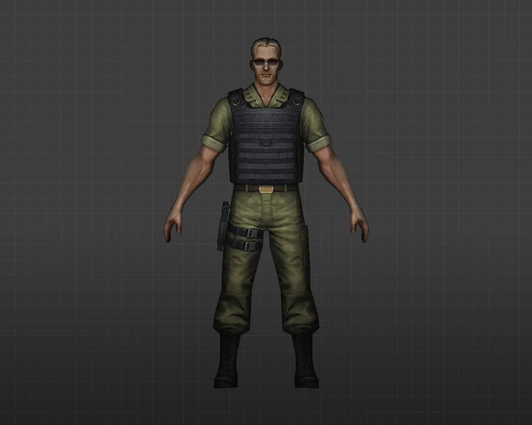 Скриншот Модель «Блондин» для CS 1.6 - Уникальность и Четкость в Игра