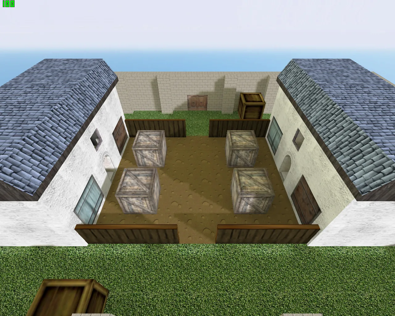 Скриншот  Карта aim_breeze для CS 1.6: тренировка аима, точки спавна, навигация ботов и оптимизация