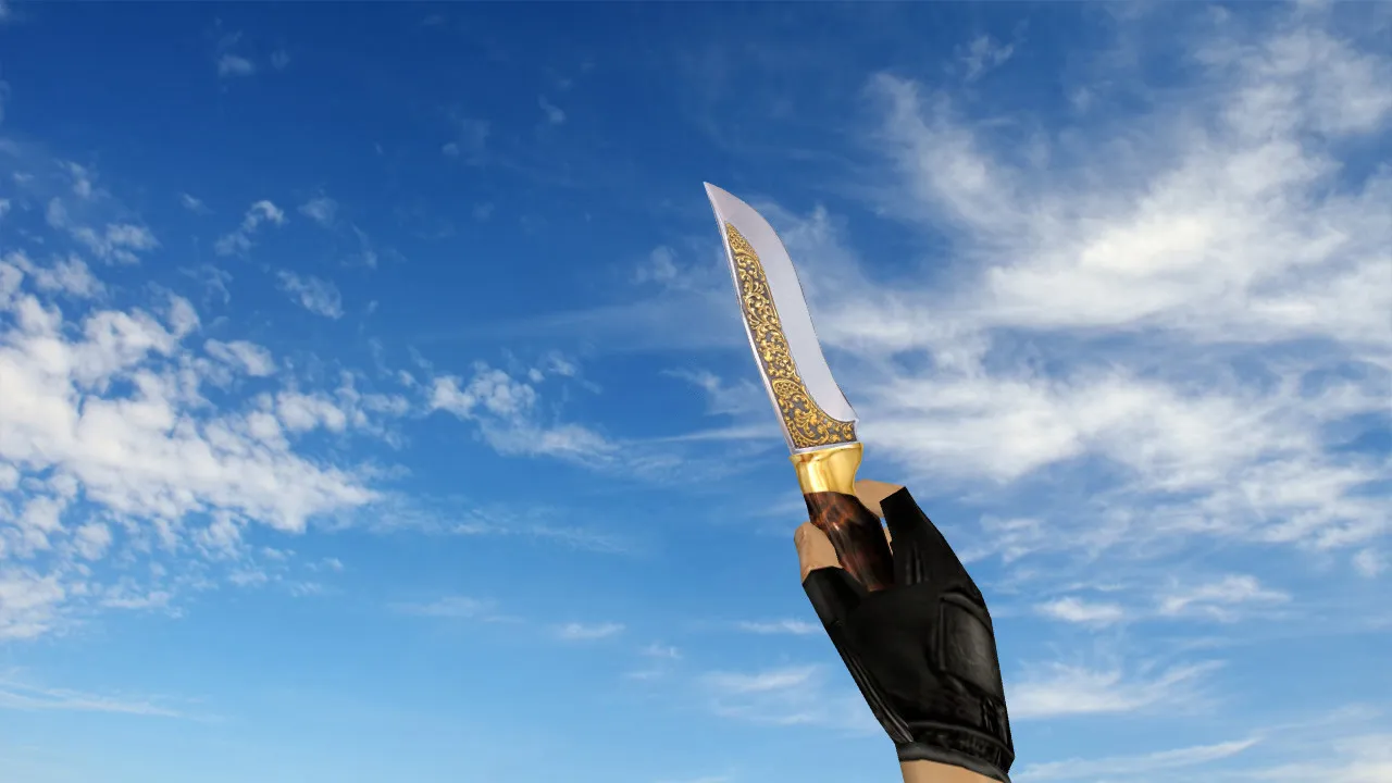 Скриншот Модель «Winner Dagger» для CS 1.6: v_ и p_ модели, звуки, анимация осмотра, текстуры и настройка