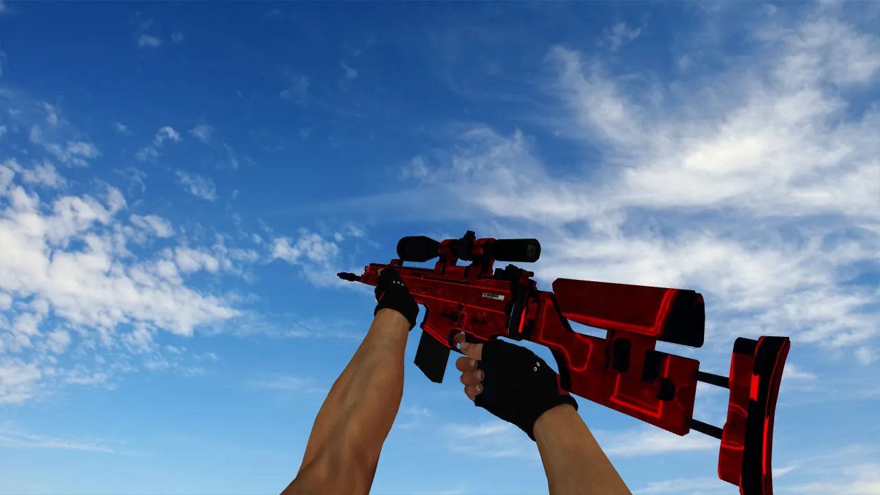 Скриншот  Пак моделей оружия из CS GO для CS 1.6: v_, p_, w_, звуки, анимация осмотра и качество текстур