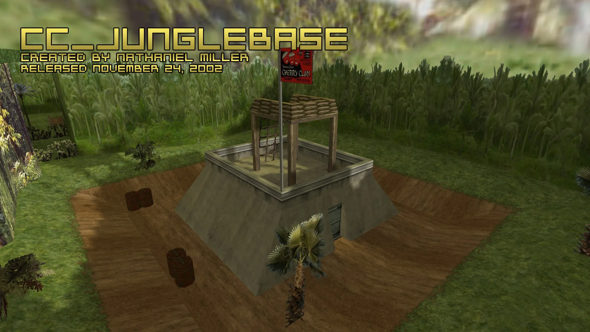 Скриншот  cc_junglebase — DE карта для CS 1.6: точки, маршруты, .nav и оптимизация wpoly/epoly