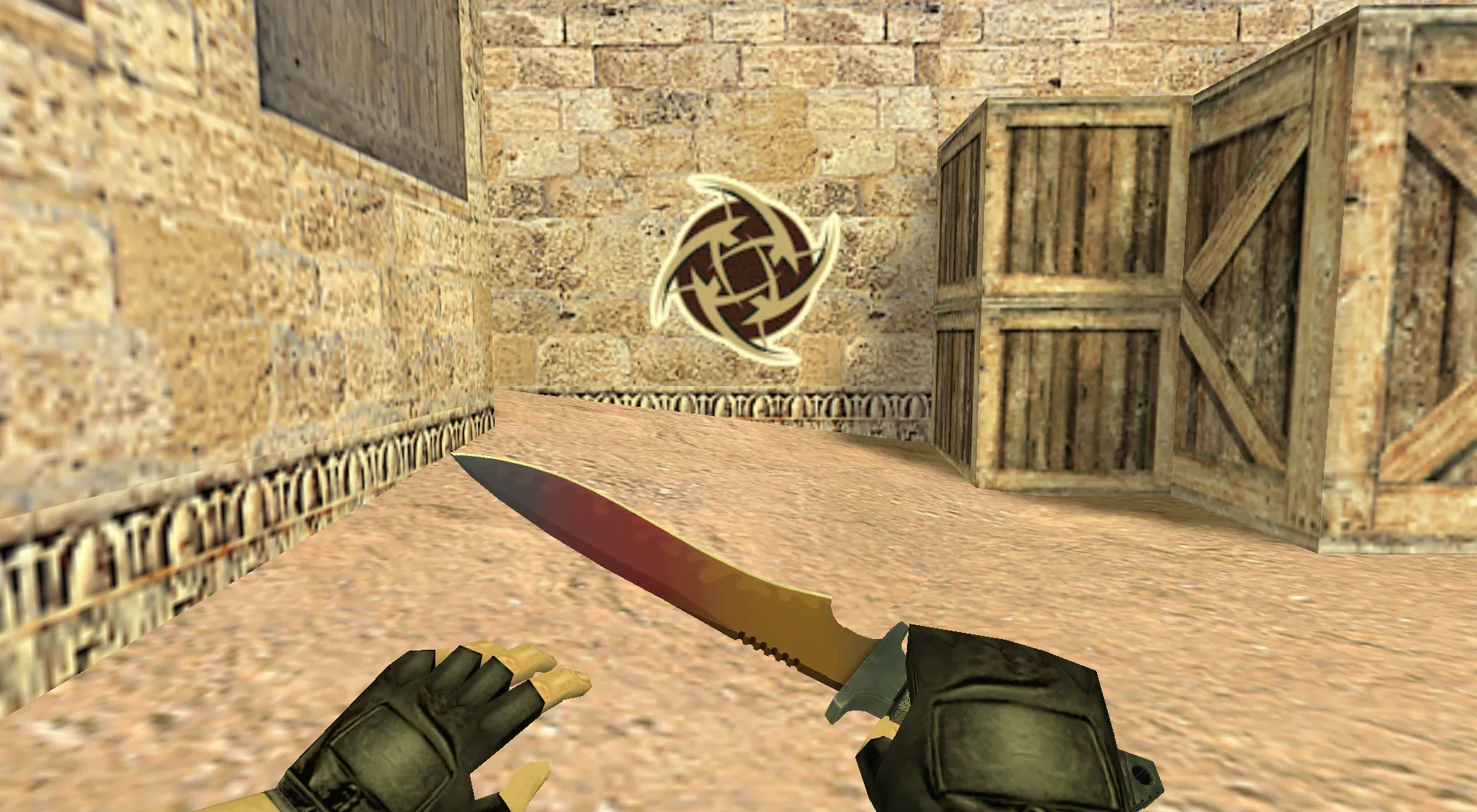 Скриншот Граффити «NiP Logo» для CS 1.6 - Поддержите команду на поле боя!