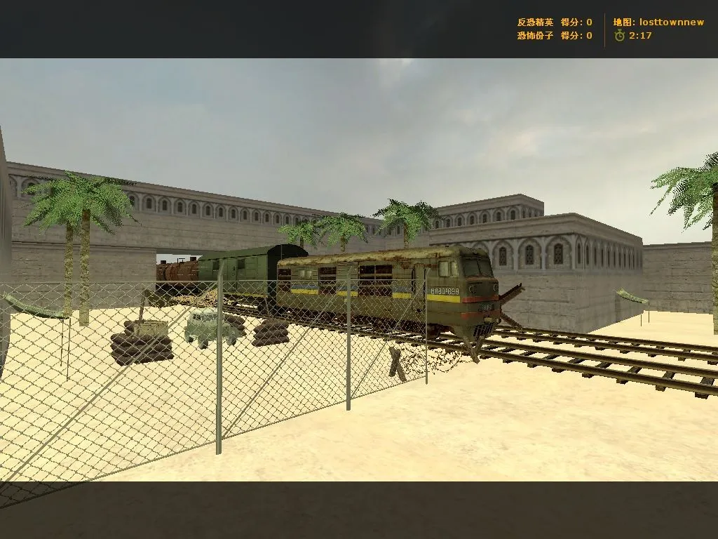 Скриншот  Карта losttownnew для Counter-Strike 1.6: тактика и особенности