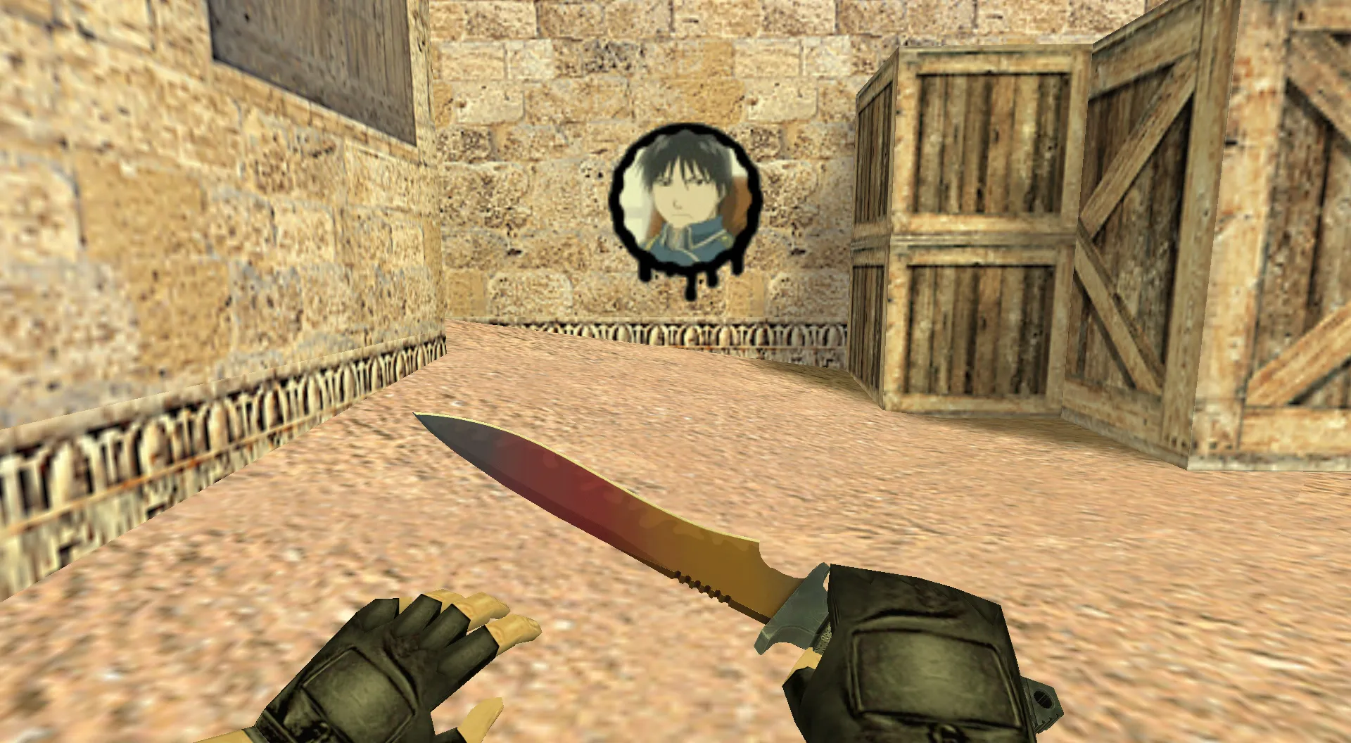 Скриншот Граффити «Рой Мустанг» для CS 1.6 - Аниме Граффити