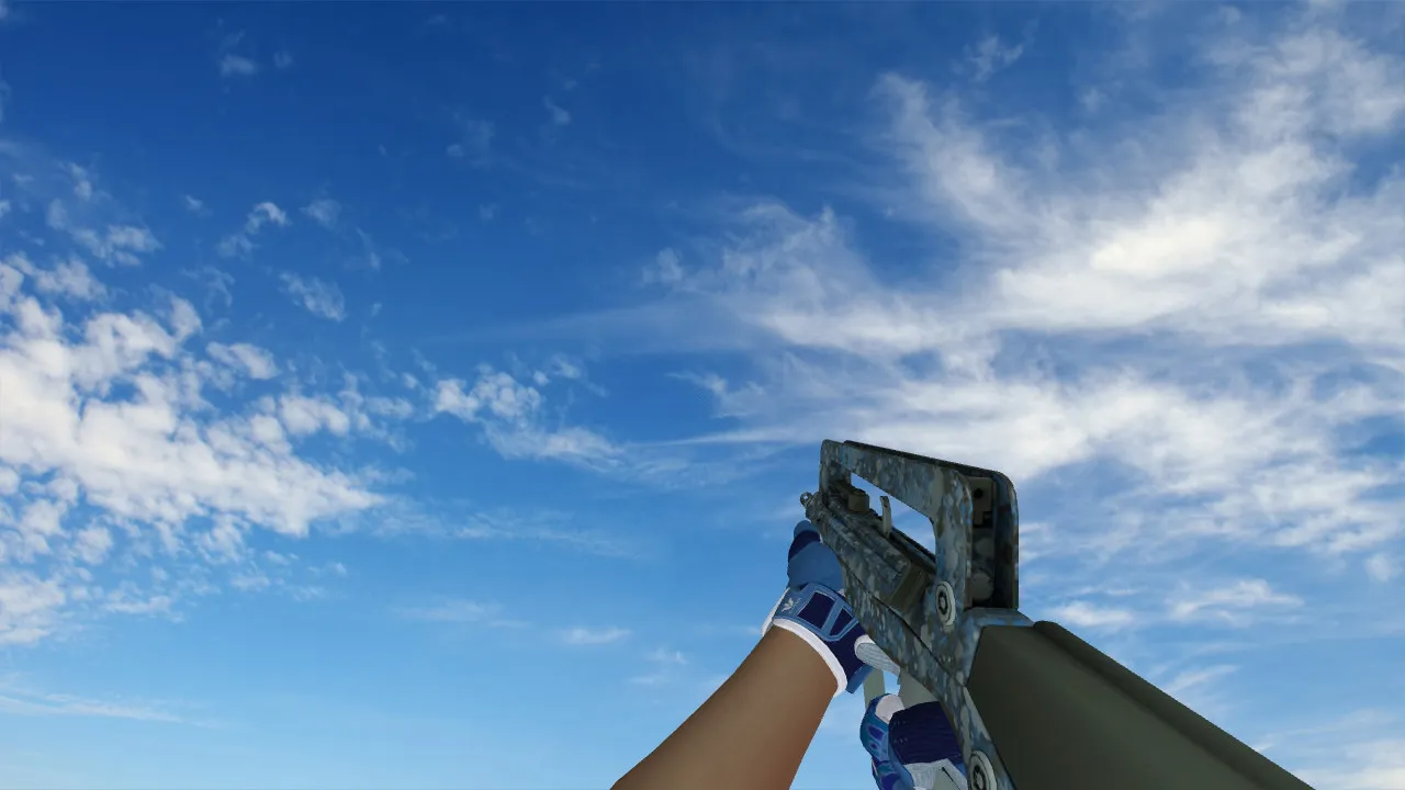 Скриншот  Пак моделей оружия «Sport Amphibious Pack» для CS 1.6: v_, p_, w_ модели, звуки и анимация осмотра