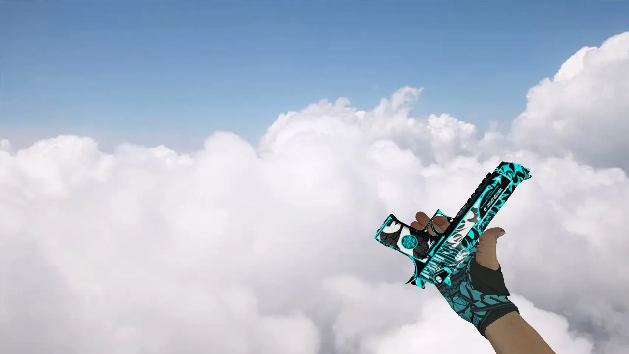 Скриншот Модель Deagle «Снежный вихрь» для CS 1.6: Скачай сейчас