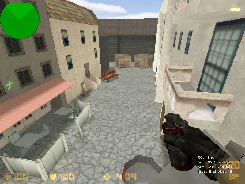 Скриншот  Карта «7lep» для CS 1.6: тактические точки, баланс сторон, .nav и оптимизация под стабильный FPS