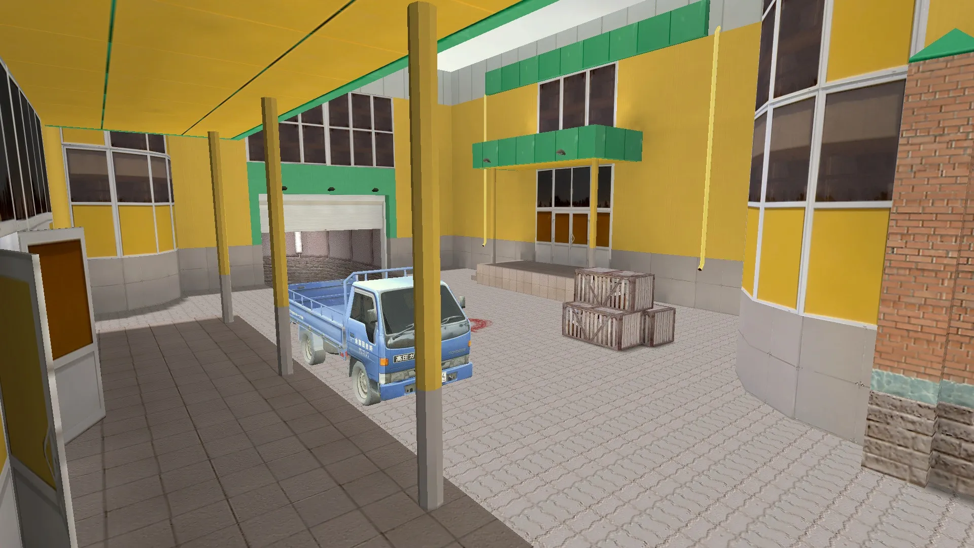 Скриншот  Карта de_parabellum для CS 1.6 - стратегическое поле боя