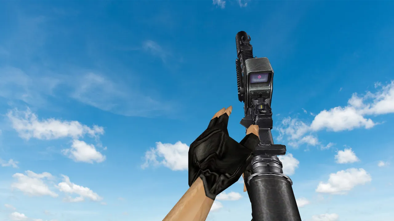 Скриншот Модель «HK-417 EOTECH» для CS 1.6: v_/p_/w_ модели, звуки, анимация осмотра, текстуры и настройка