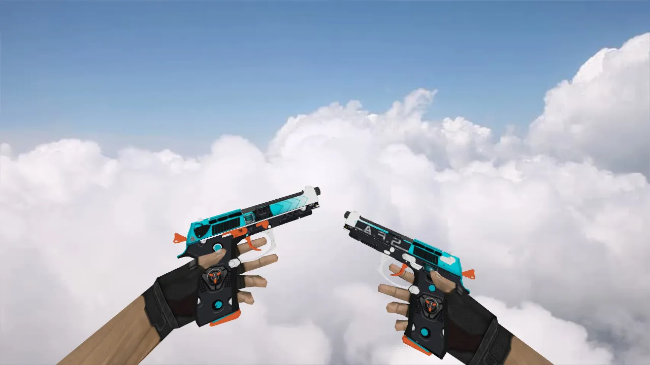 Скриншот Модель Dual Berettas Trigger Happy для CS 1.6