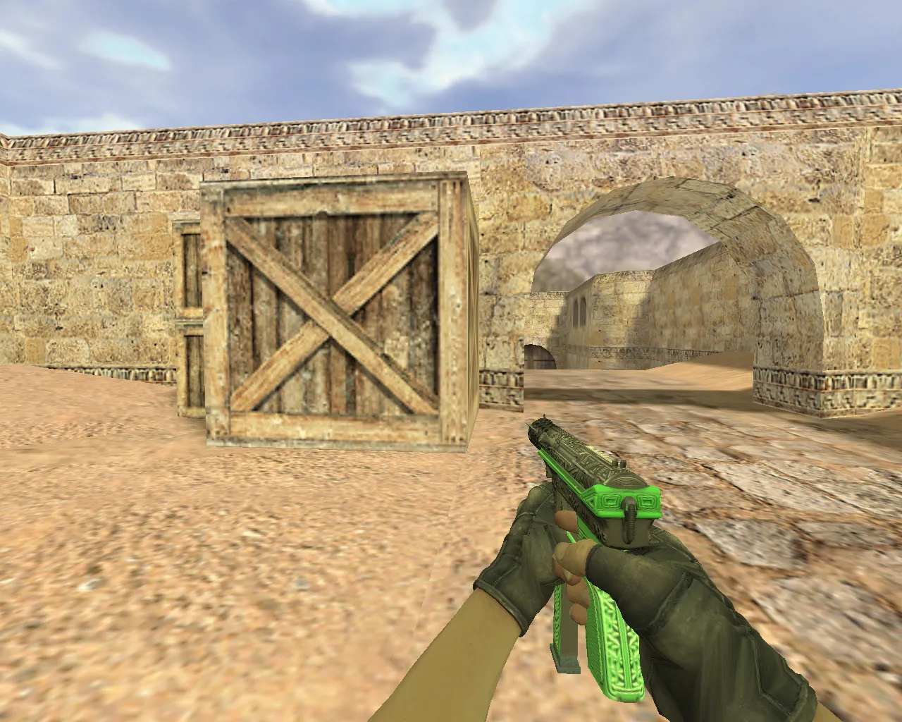 Скриншот Модель «TEC-9 Мистер Грин» для CS 1.6 - Скачай и играй