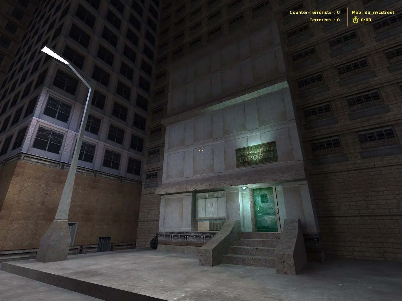 Скриншот  Карта de_nycstreet для CS 1.6 - Технические детали и тактики