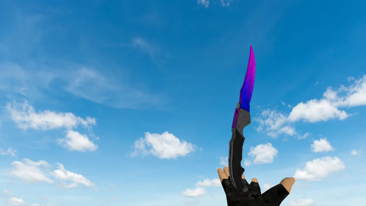 Скриншот Модель «Falchion Redux» v_knife_p модель ножа для CS 1.6: звуки, анимация осмотра, текстуры