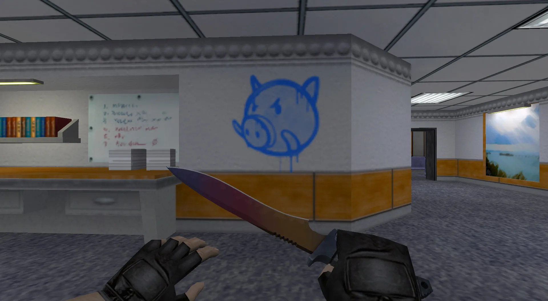 Скриншот Граффити «Пятачок» для CS 1.6 - Уникальный стиль и яркие эмоции