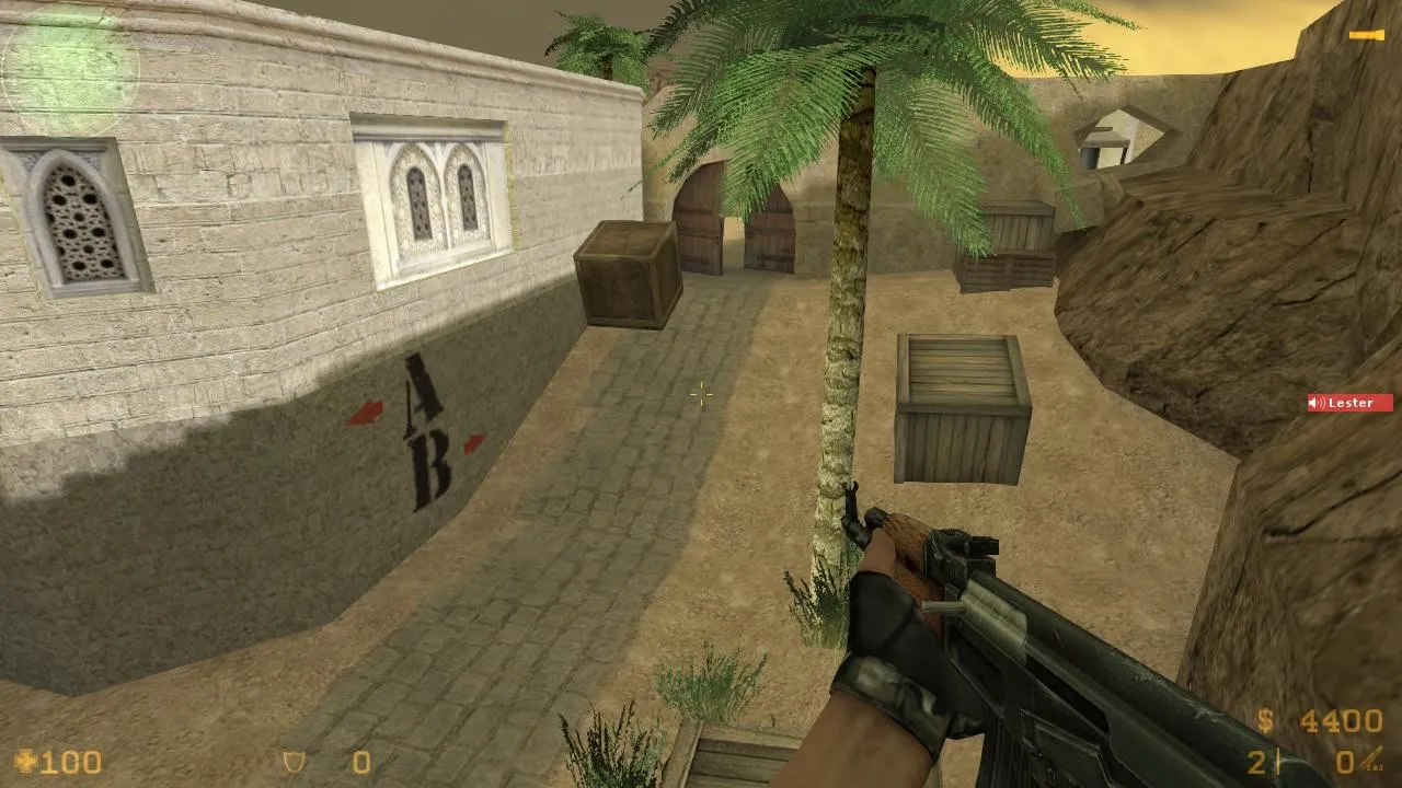 Скриншот  de_dust2_2015 карта для CS 1.6: точки, маршруты, баланс сторон и .nav для ботов