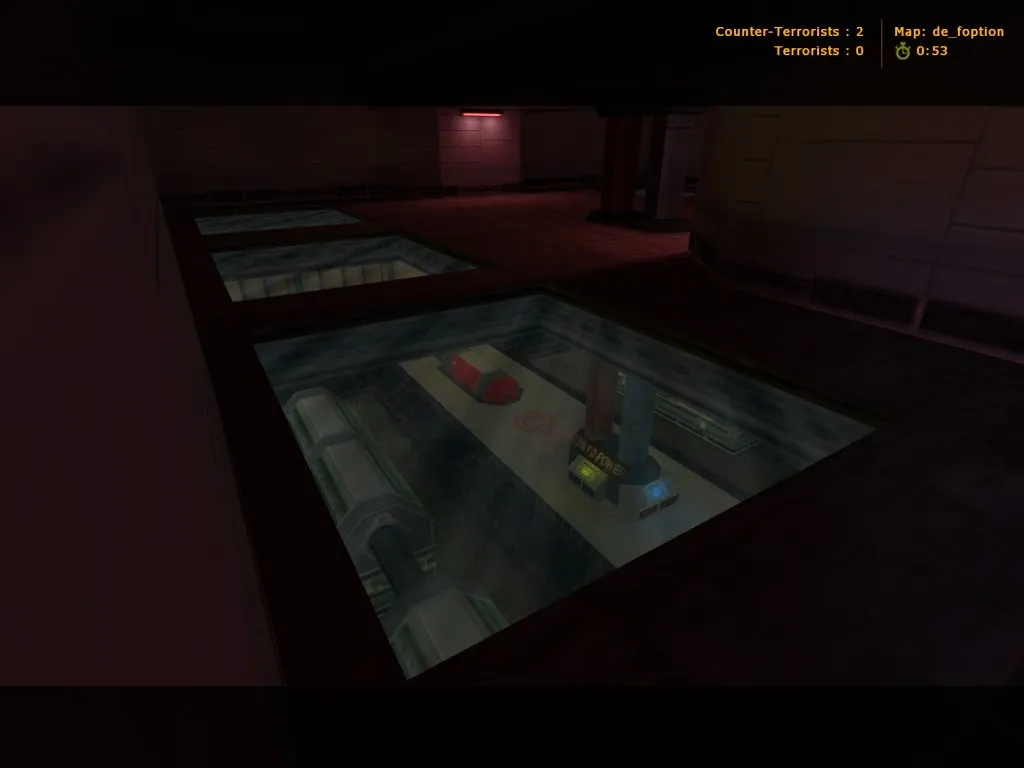 Скриншот  de_foption: карта для CS 1.6, точки, маршруты, .nav для ботов и оптимизация wpoly/epoly