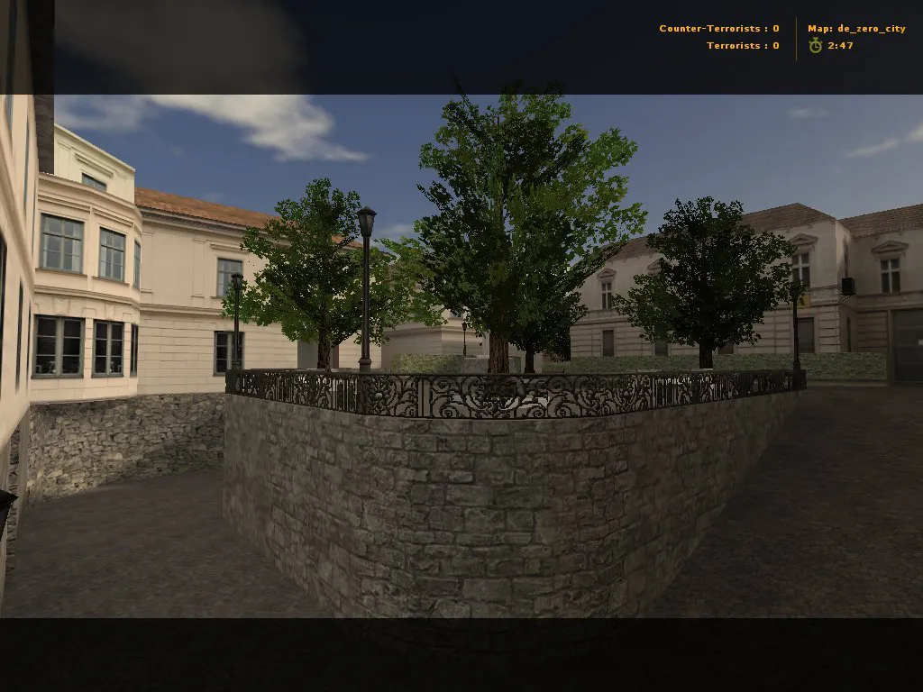 Скриншот  Карта de_zero_city для CS 1.6 - Тактическое преимущество на каждом шаге