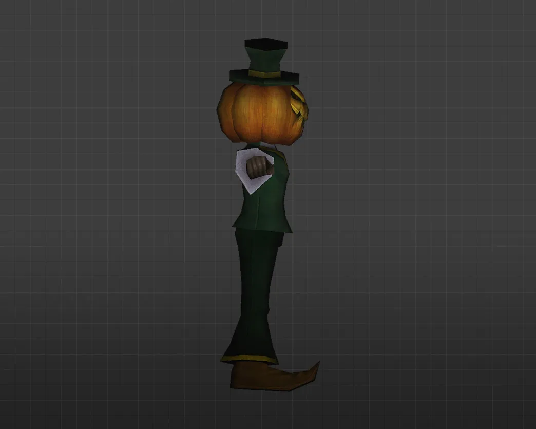 Скриншот Модель «Тыквенная голова» для CS 1.6 - Уникальный скин для террористов