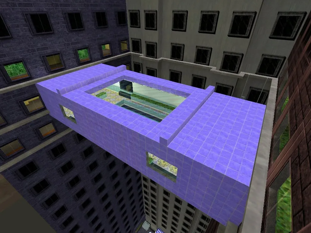 Скриншот  Карта «two_buildings» для CS 1.6 - Оптимизированный игровой процесс