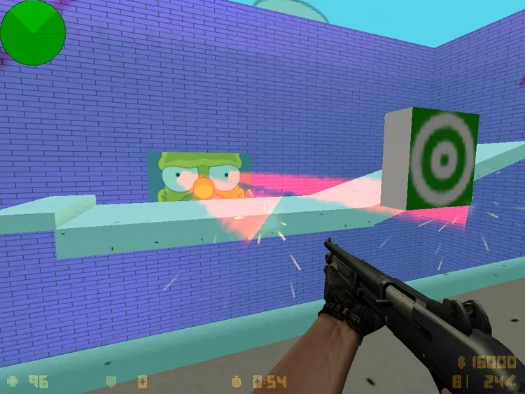 Скриншот  deathrun_simpsons_world для CS 1.6: карта Deathrun, точки, боты, оптимизация и настройка