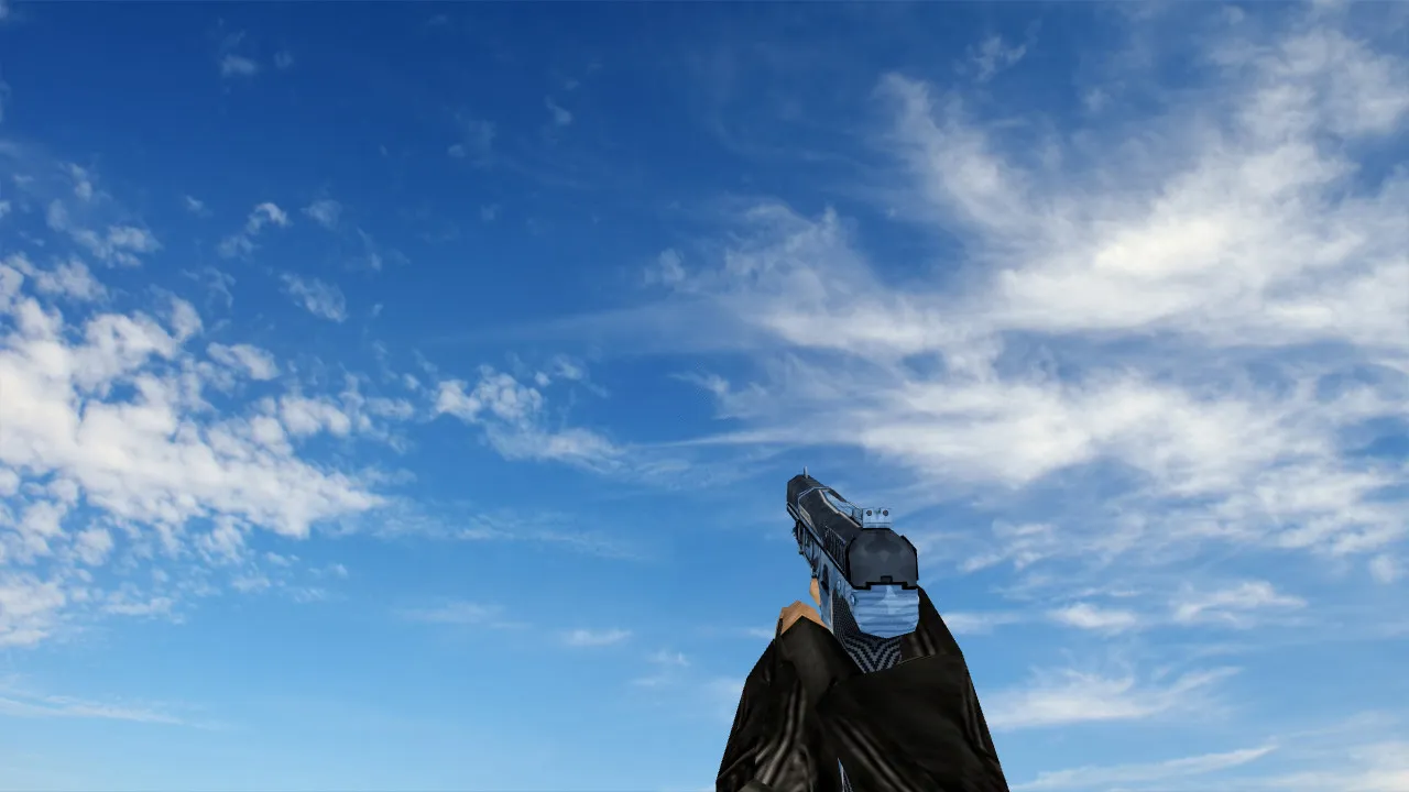 Скриншот Модель «Five Seven Chironex Blue» для CS 1.6 - скачать и установить