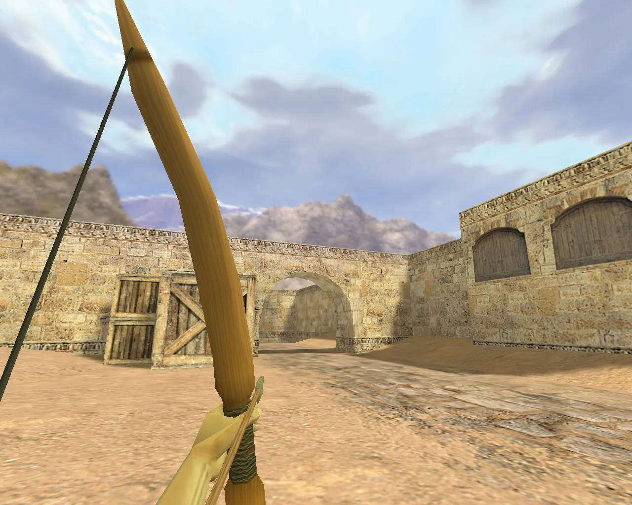 Скриншот Модель «Деревянный лук» для AWP в CS 1.6