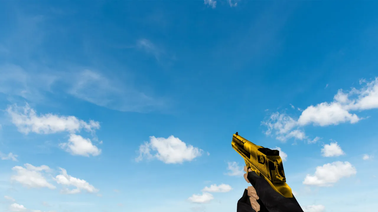 Скриншот Модель Default Deagle Dark Gold для CS 1.6 - Классика в новом исполнении