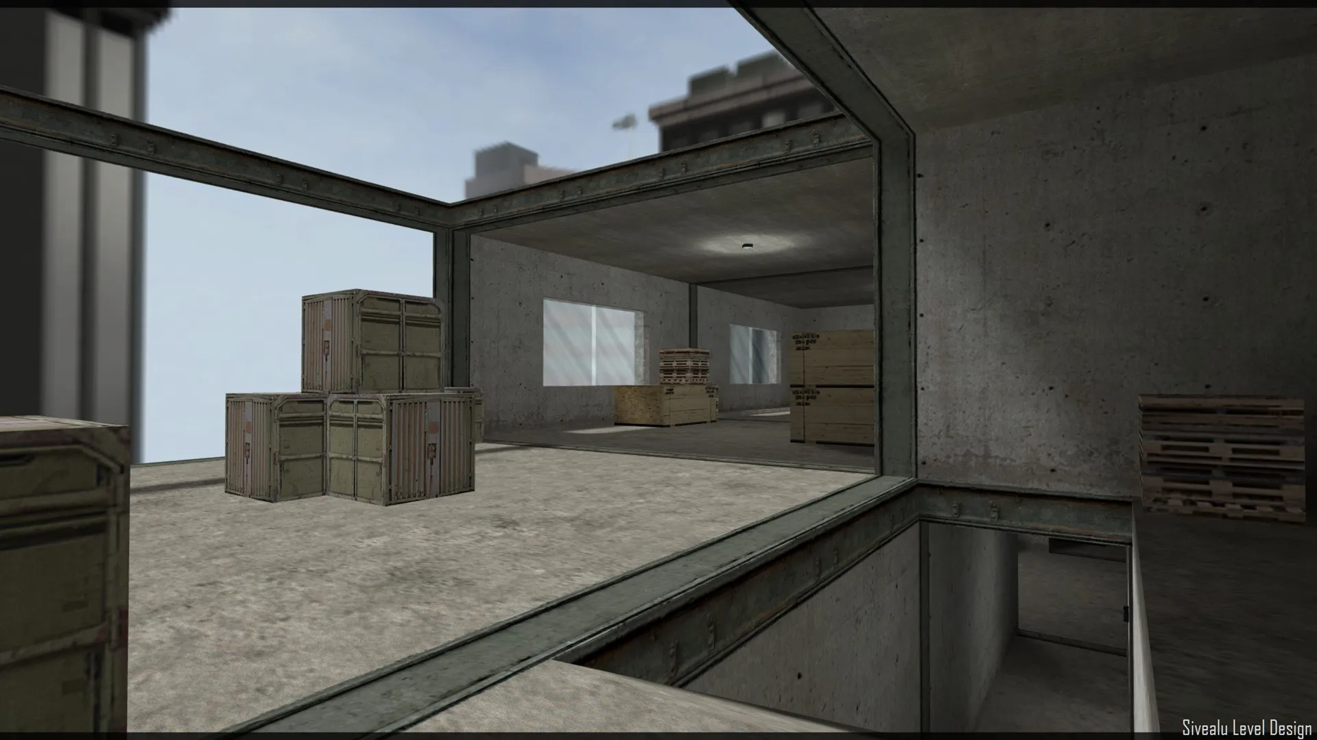 Скриншот  de_fac_gray_pro — DE карта для CS 1.6: баланс сторон, точки, .nav для ботов и оптимизация wpoly/epoly