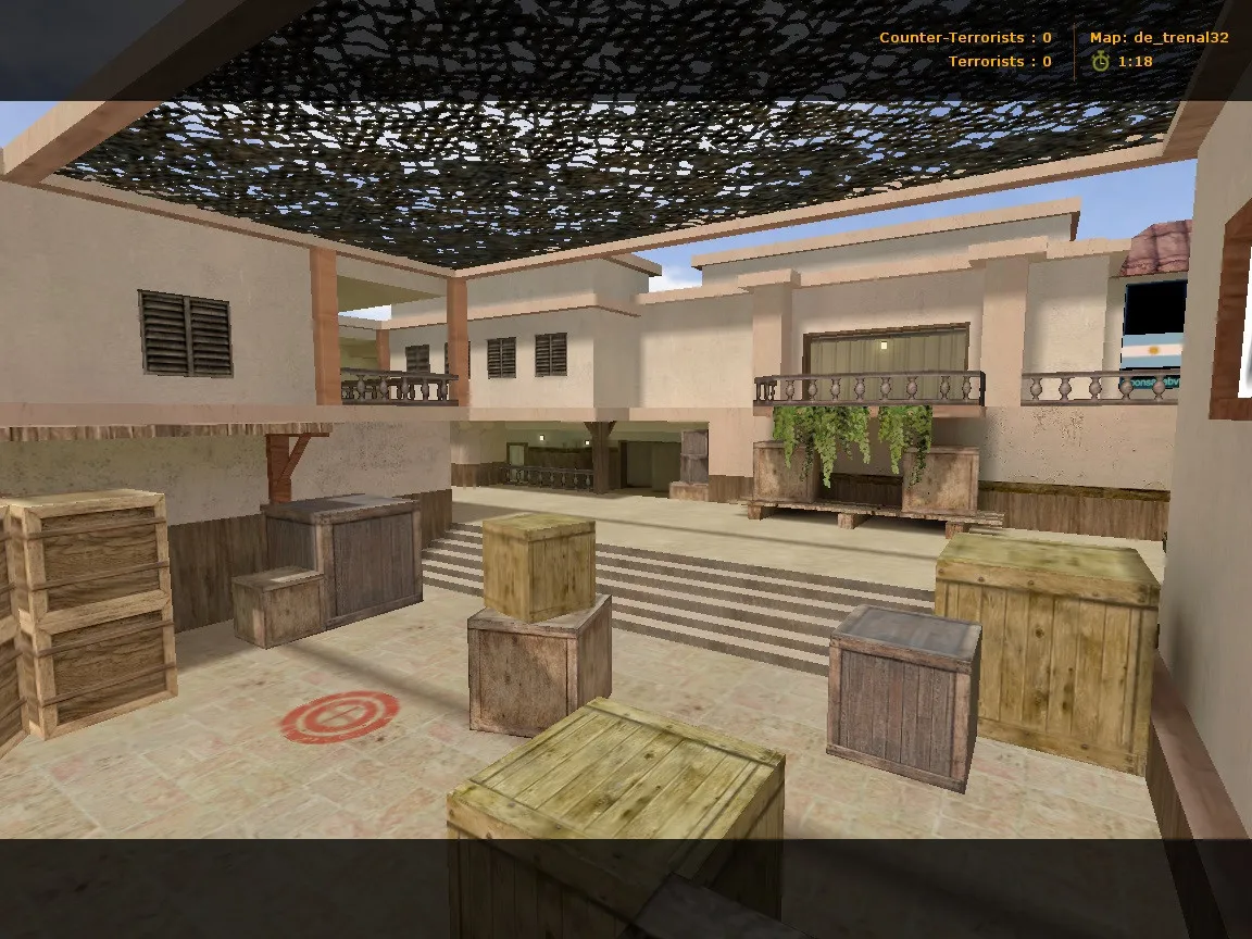 Скриншот  Карта de_trenal32 для CS 1.6: Тактика и стратегии