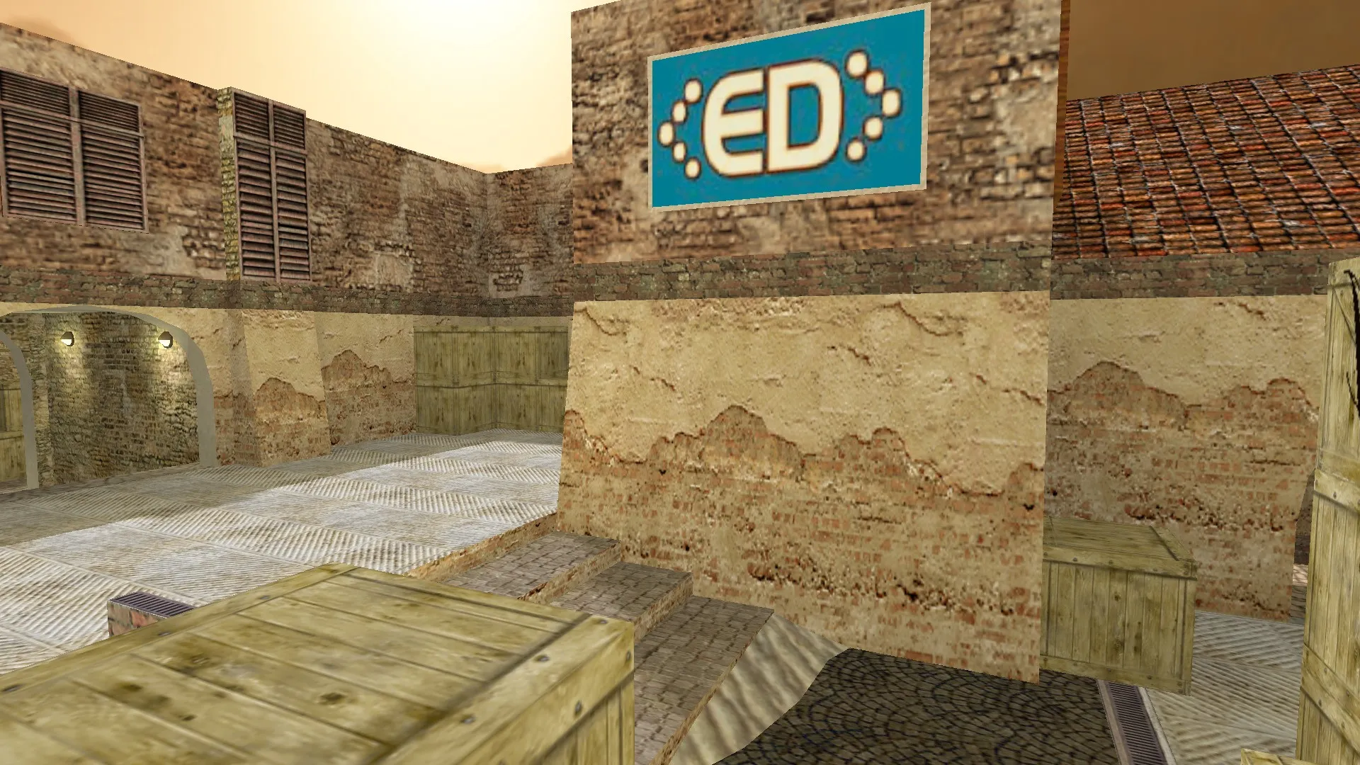 Скриншот  de_clan3_heat — DE карта для CS 1.6: точки, маршруты, .nav, баланс сторон и оптимизация