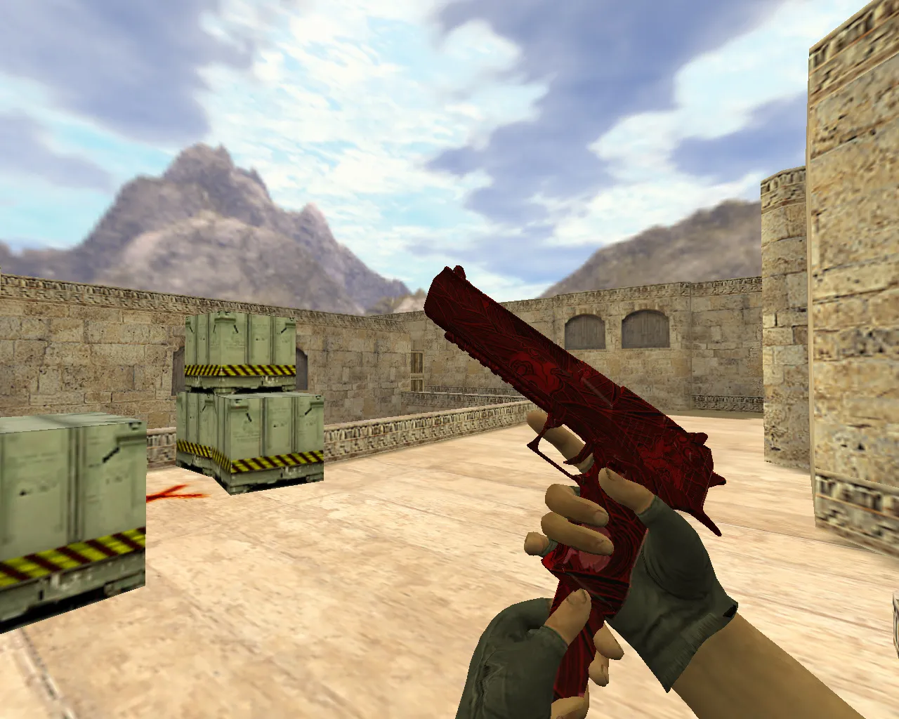 Скриншот Модель «Deagle Буря в закате» для CS 1.6 - Скачай сейчас!