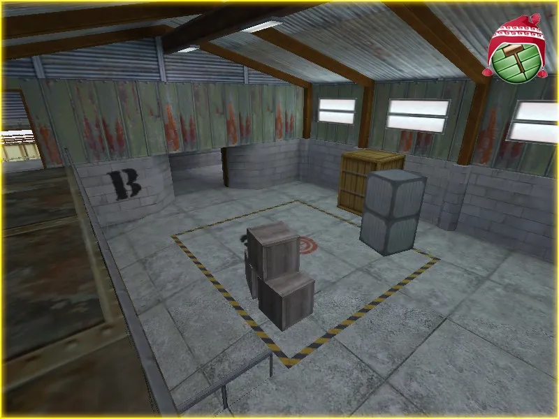 Скриншот  Карта de_hyperzone для Counter-Strike 1.6: Тактика и Баланс