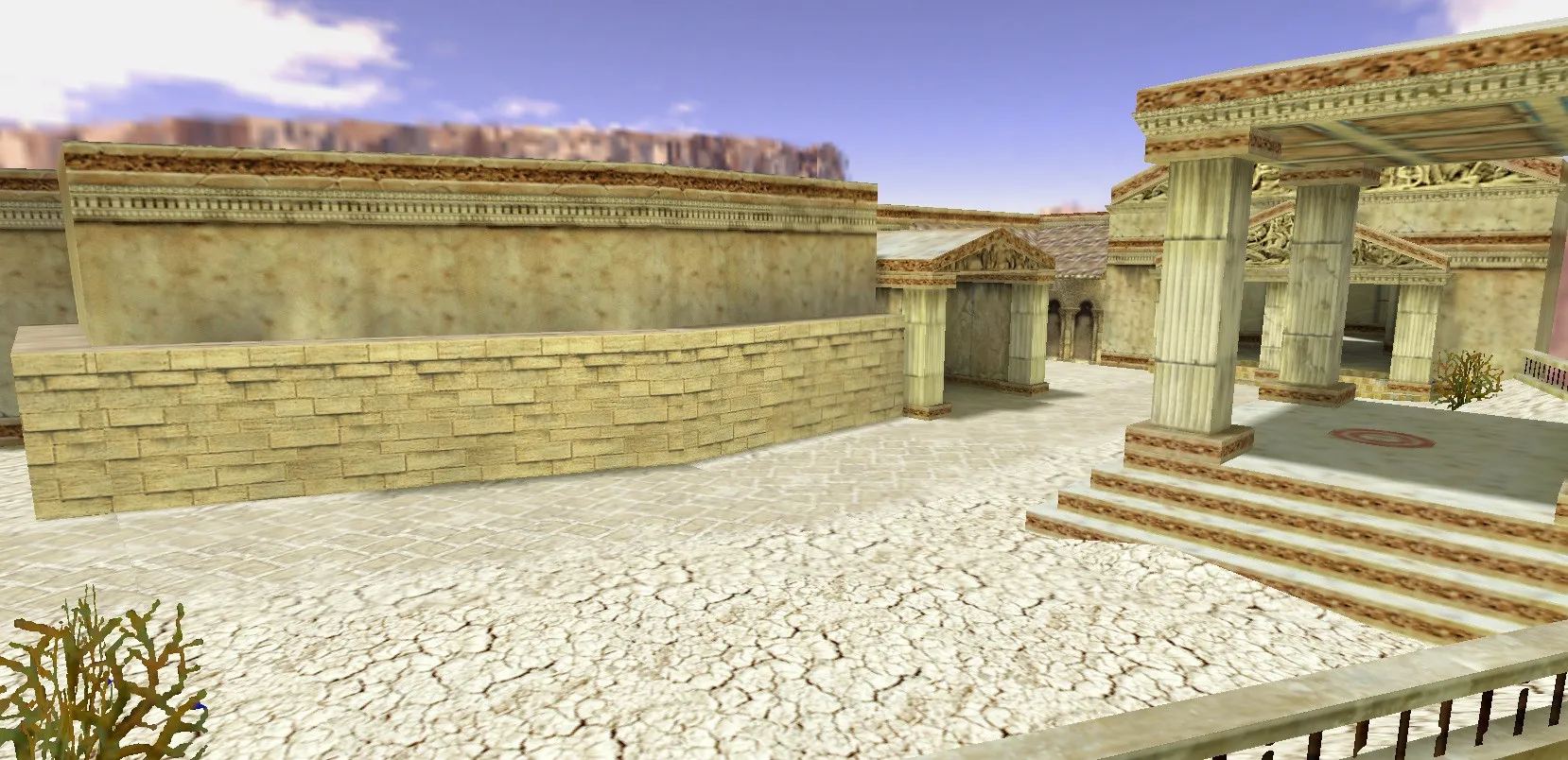 Скриншот  Карта de_troy для CS 1.6: Тактики и детали