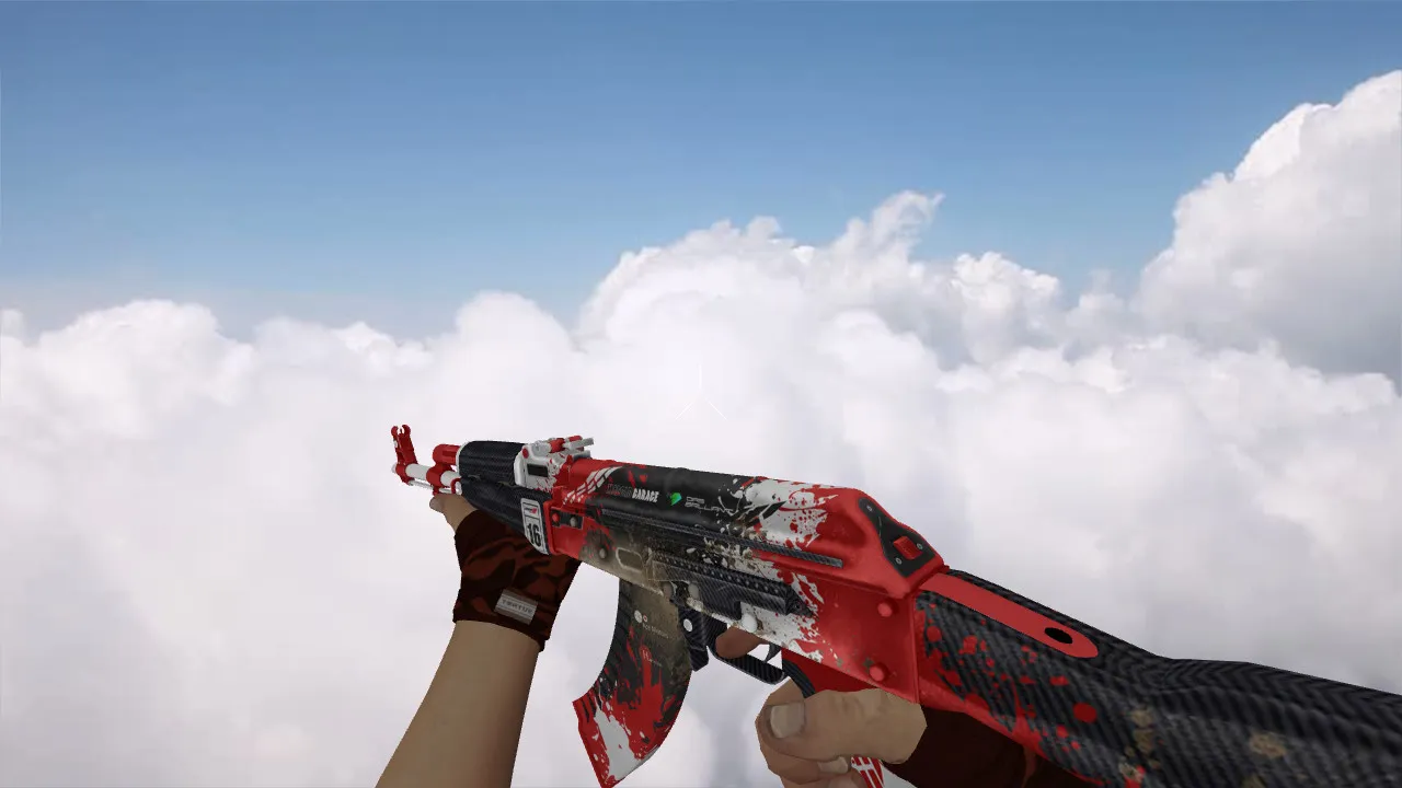 Скриншот Модель AK-47 «Roll Cage» v_ для CS 1.6: звуки, анимация осмотра, качество текстур и точная форма