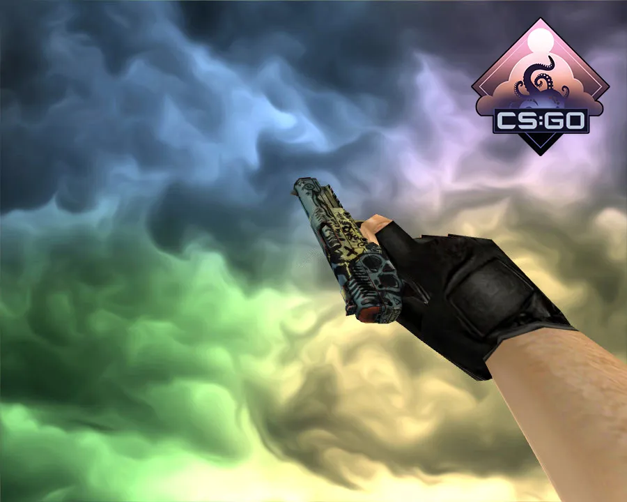 Скриншот Five-SeveN | Каракули (Scrawl) для CS 1.6 - Модели оружия