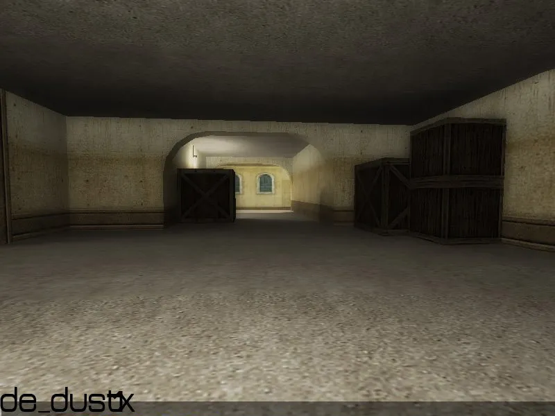 Скриншот  Карта de_dust1x для CS 1.6: точки, раунды, .nav и оптимизация wpoly/epoly