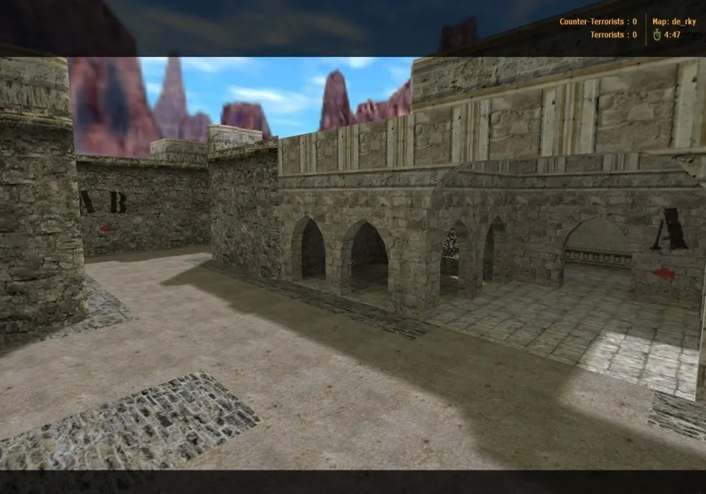 Скриншот  Карта de_rky для CS 1.6: подробный обзор и тактики