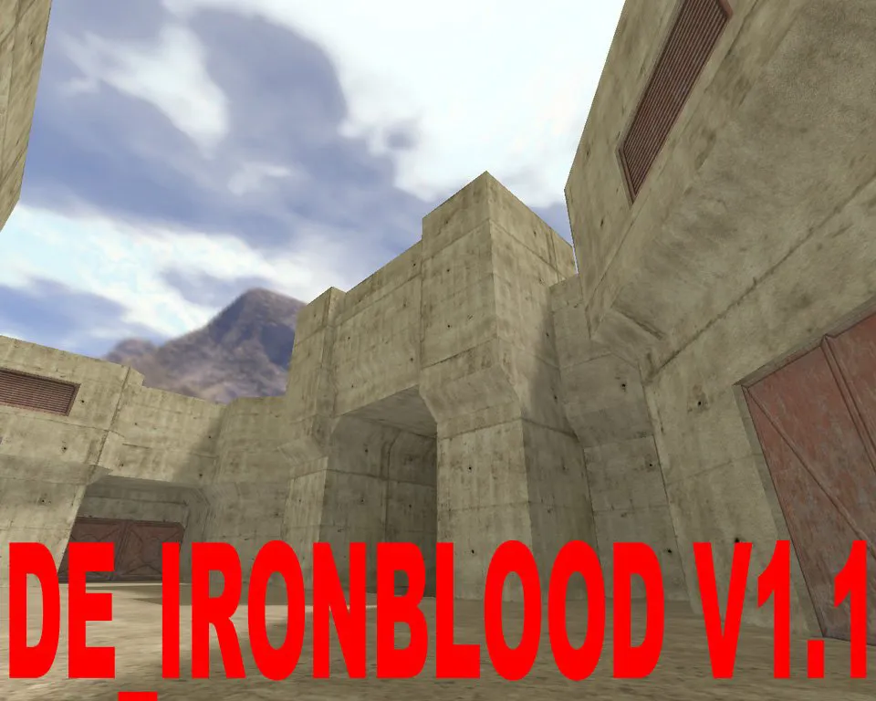 Скриншот Карта «de_ironblood» для CS 1.6