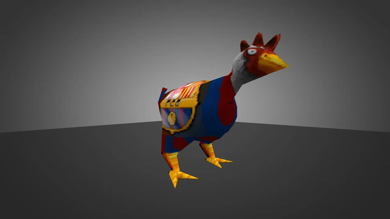 Скриншот Модель «Barcelona Chicken» для CS 1.6 - Уникальное дополнение для вашего скина