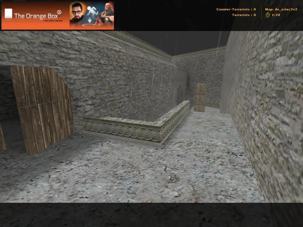 Скриншот  Карта de_aztec2x2 для CS 1.6: точки, .nav для ботов, оптимизация wpoly/epoly и настройка карты под сервер