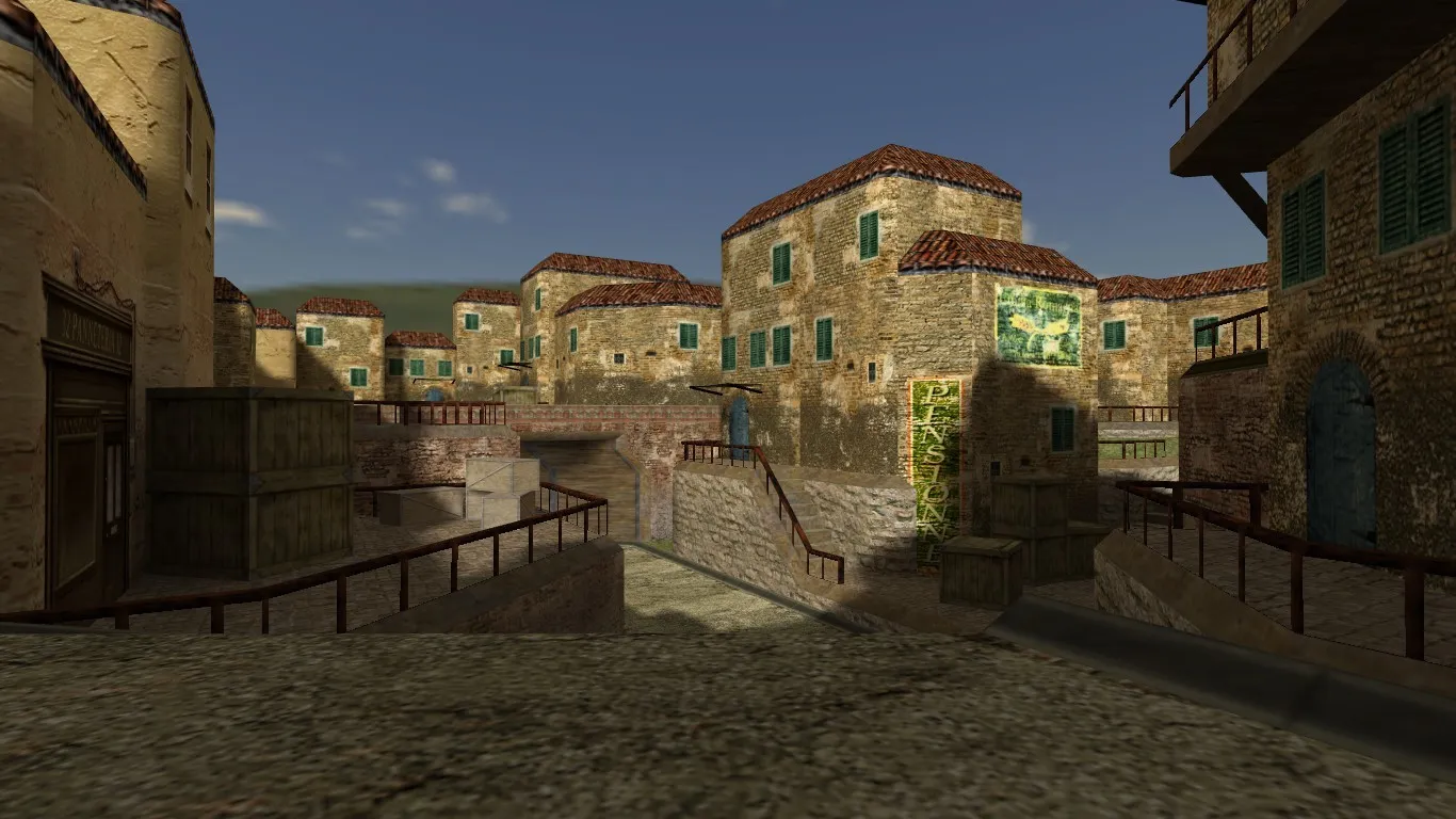 Скриншот  Карта de_panettone для CS 1.6 - Описание и тактика