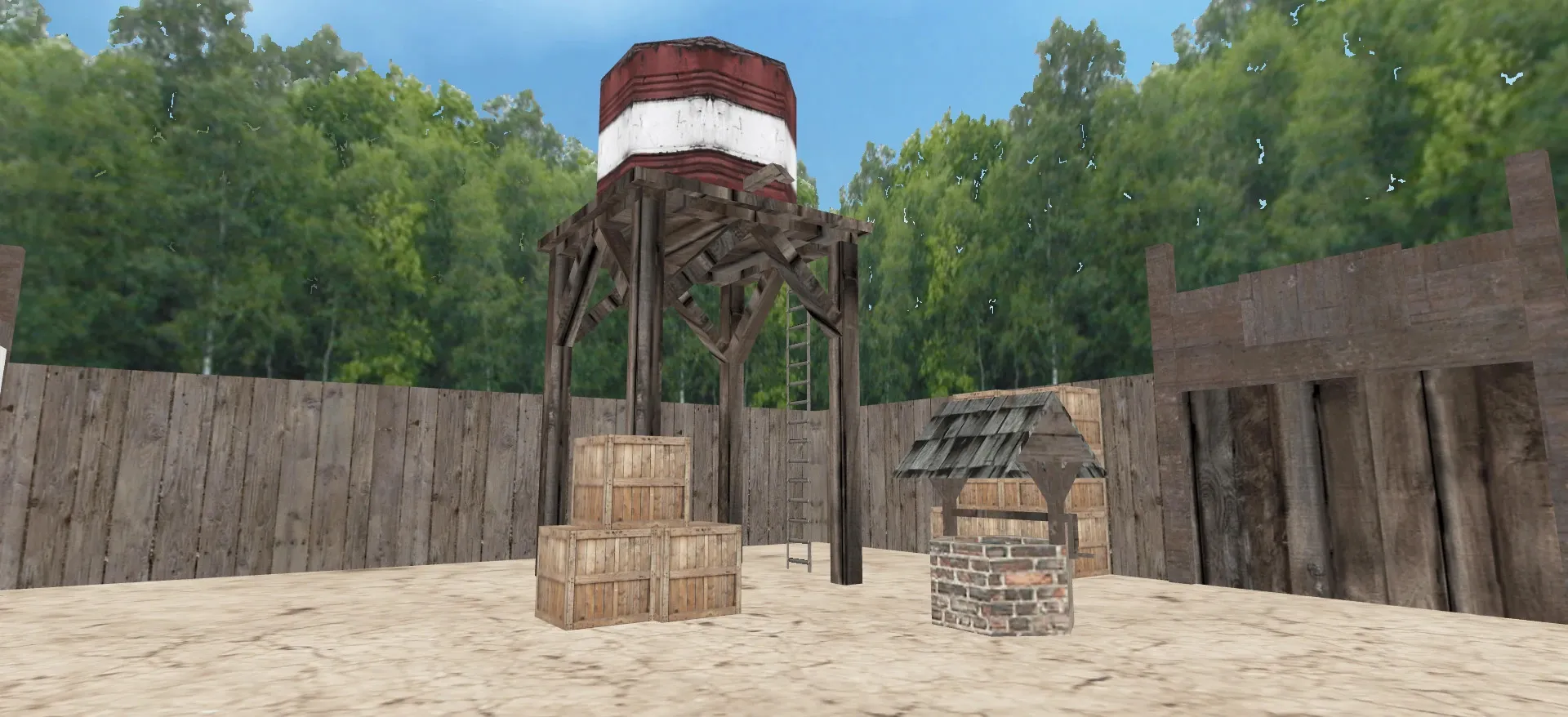 Скриншот Карта de_westwood2019_v2 для Counter-Strike 1.6 - Скачать и Играть