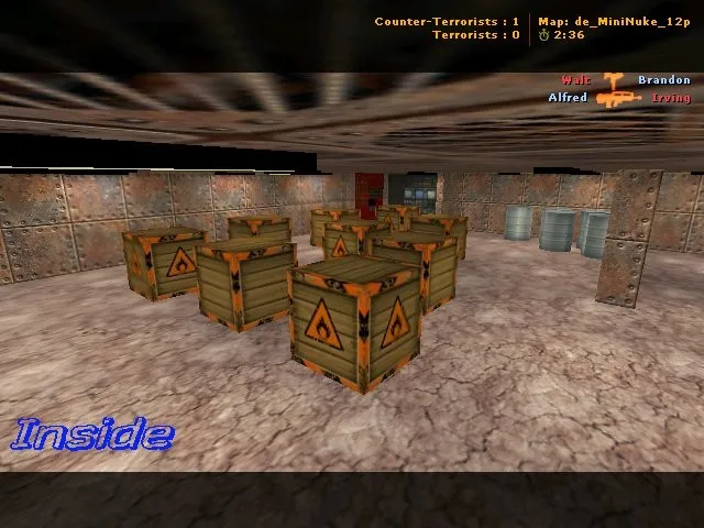 Скриншот Карта «de_mininuke_12p» для CS 1.6
