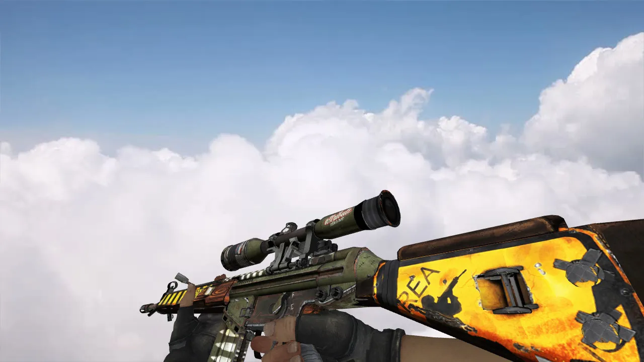 Скриншот Модель G3SG1 Savage для CS 1.6 – Уникальный скин для оружия