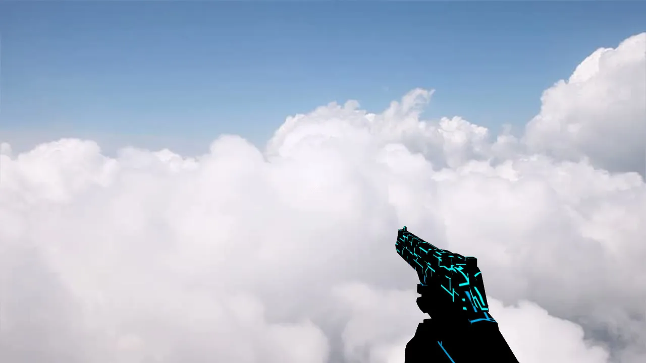 Скриншот Модель «Deagle Neon Electro» для CS 1.6 – Подробный обзор