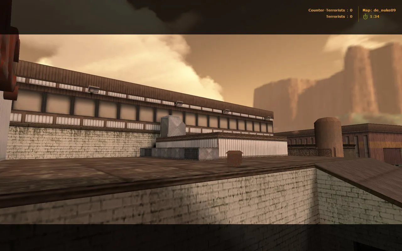 Скриншот  Карта de_nuke09 для CS 1.6: тактика и особенности
