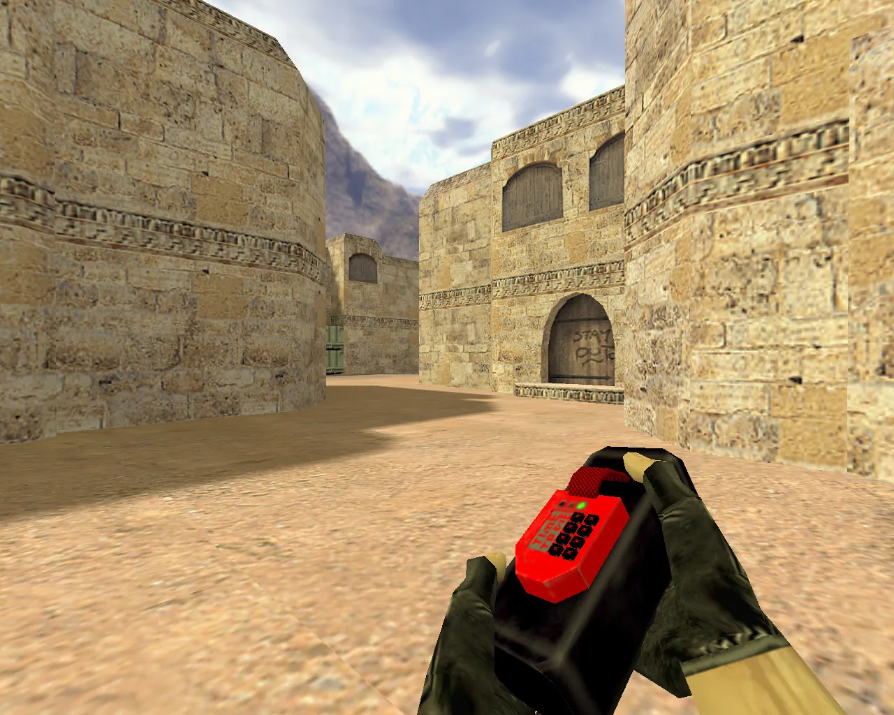 Скриншот Модель «Черная бомба» для CS 1.6: v_ p_ w_ модели, звук, анимация осмотра и качество текстур